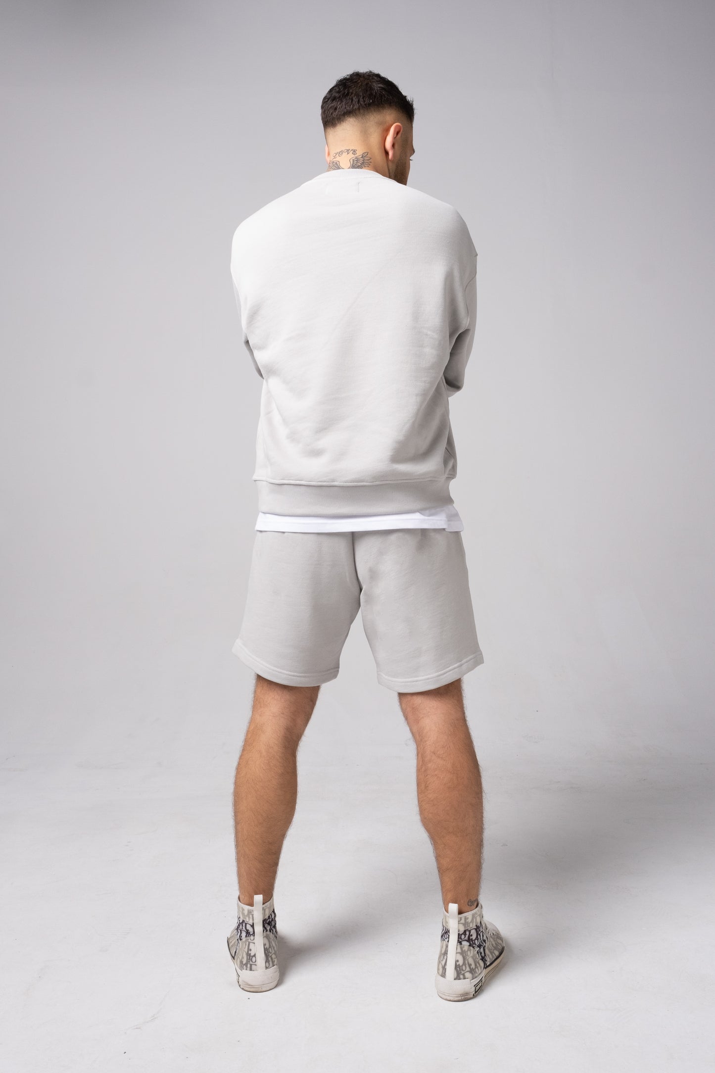 2FRATELLI Oversized Sweatshirt light grey Men - 2FRATELLI