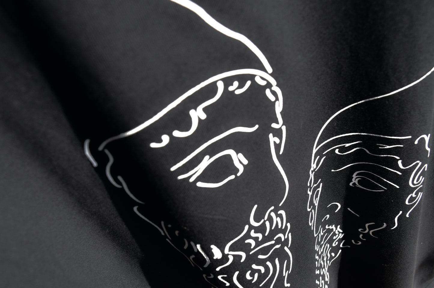 2FRATELLI Oversized front&back print T-Shirt black (unisex) - 2FRATELLI