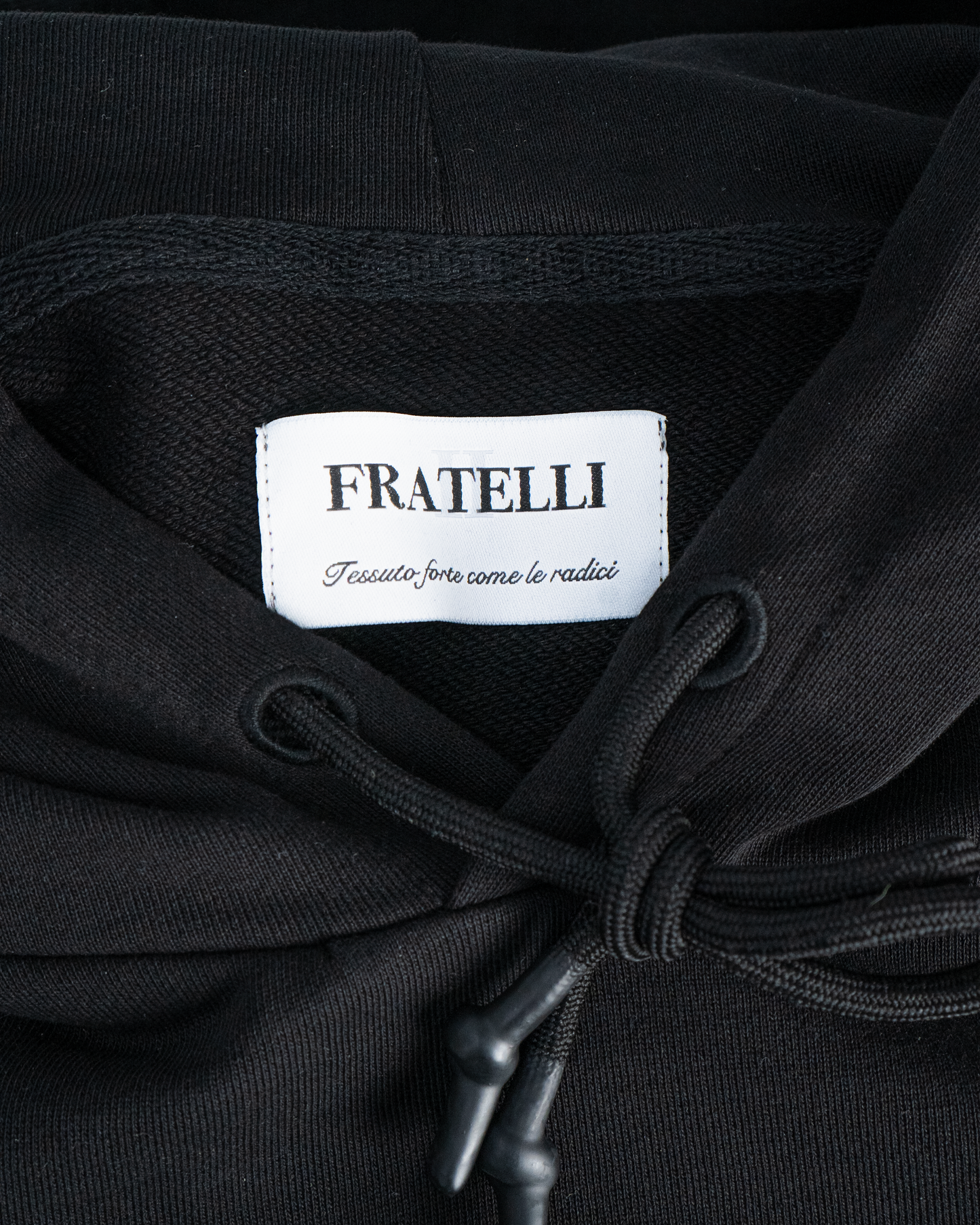 2FRATELLI Oversized Hoodie "Bronzi" schwarz men (unisex) - 2FRATELLI