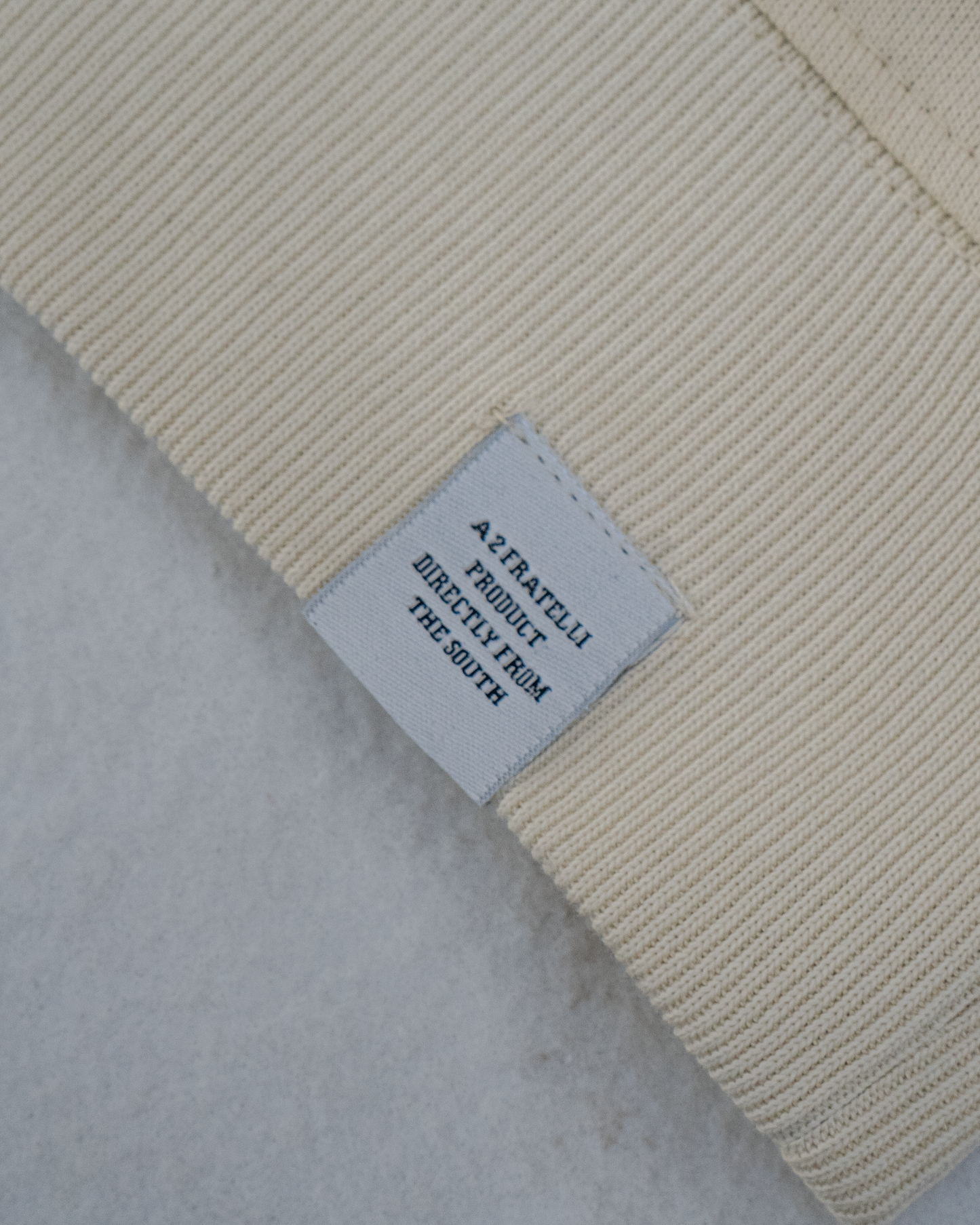 2FRATELLI Oversized Hoodie "II" beige men (unisex) - 2FRATELLI