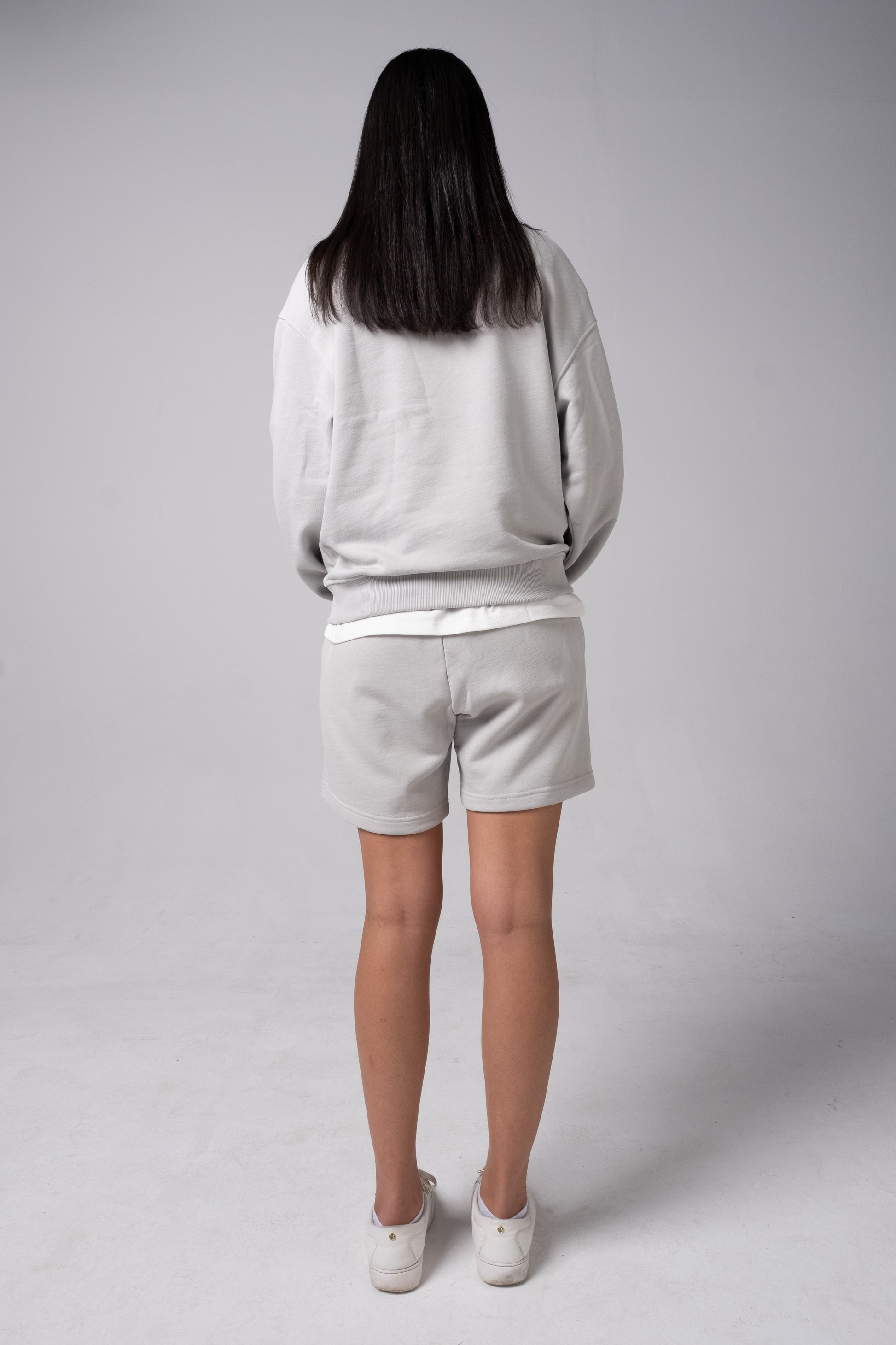 2FRATELLI Oversized Sweatshirt light grey Women - 2FRATELLI