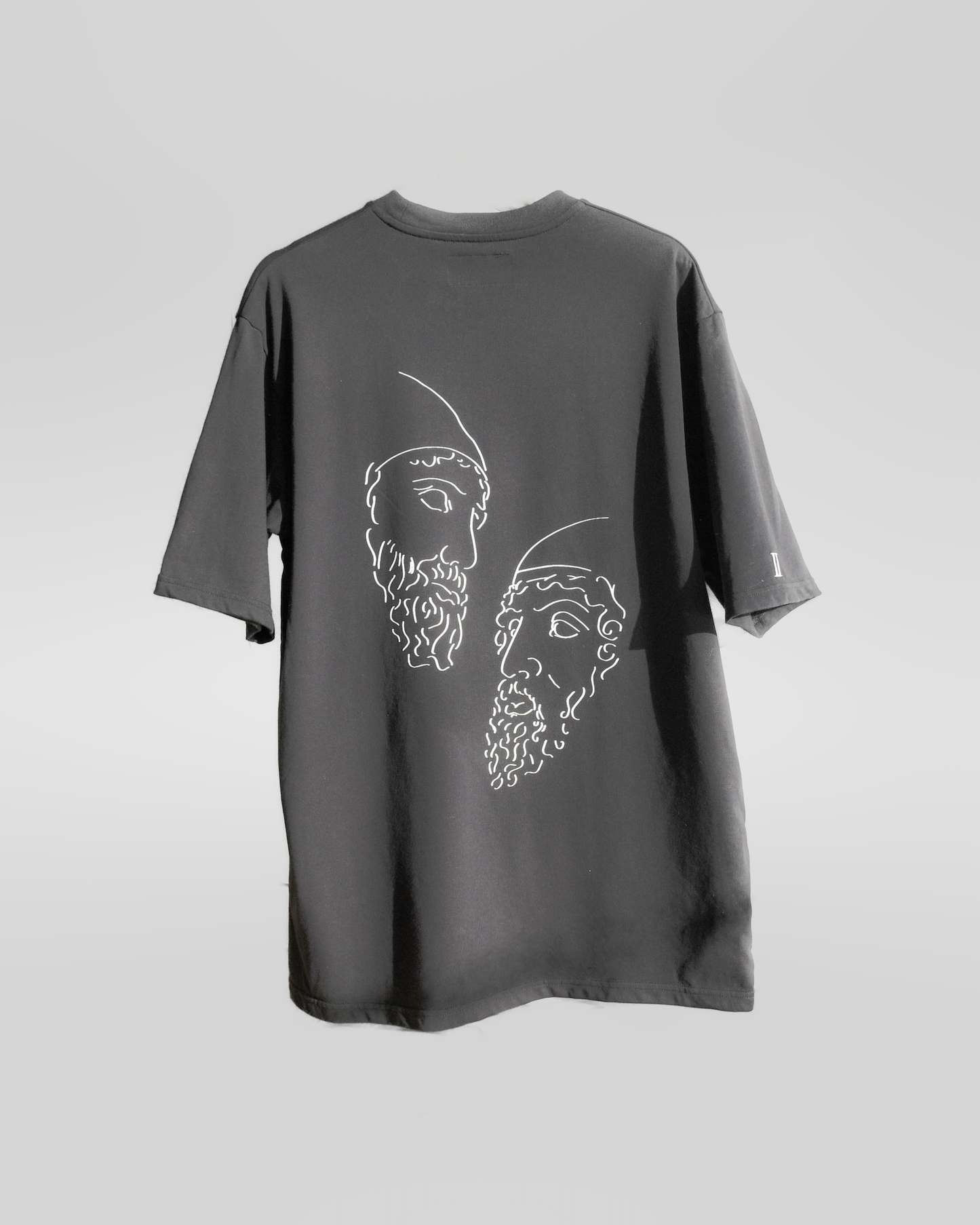 2FRATELLI Oversized front&back print T-Shirt black (unisex) - 2FRATELLI