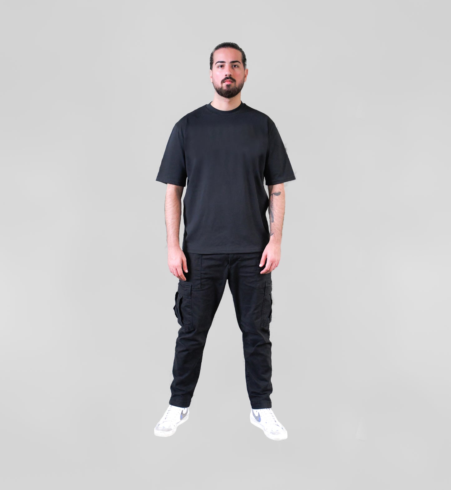 2FRATELLI Oversized T-Shirt black (unisex) - 2FRATELLI