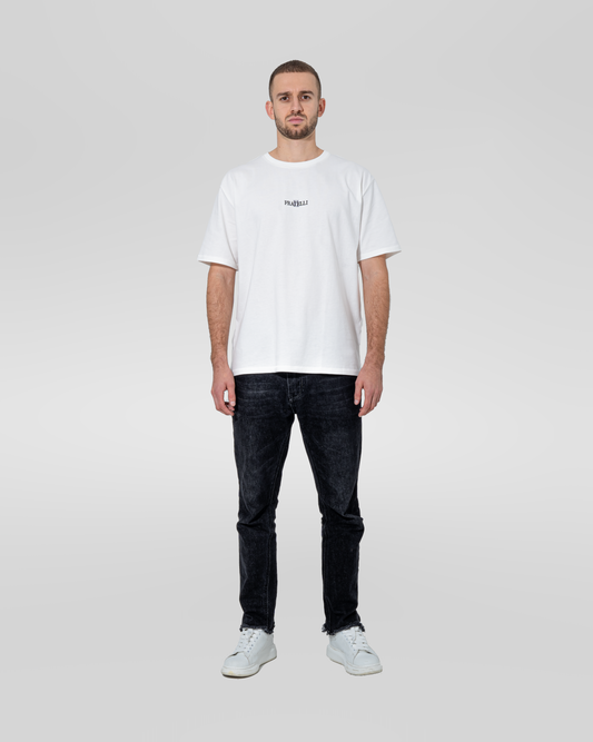 2FRATELLI Regular T-Shirt weiss men (unisex) - 2FRATELLI