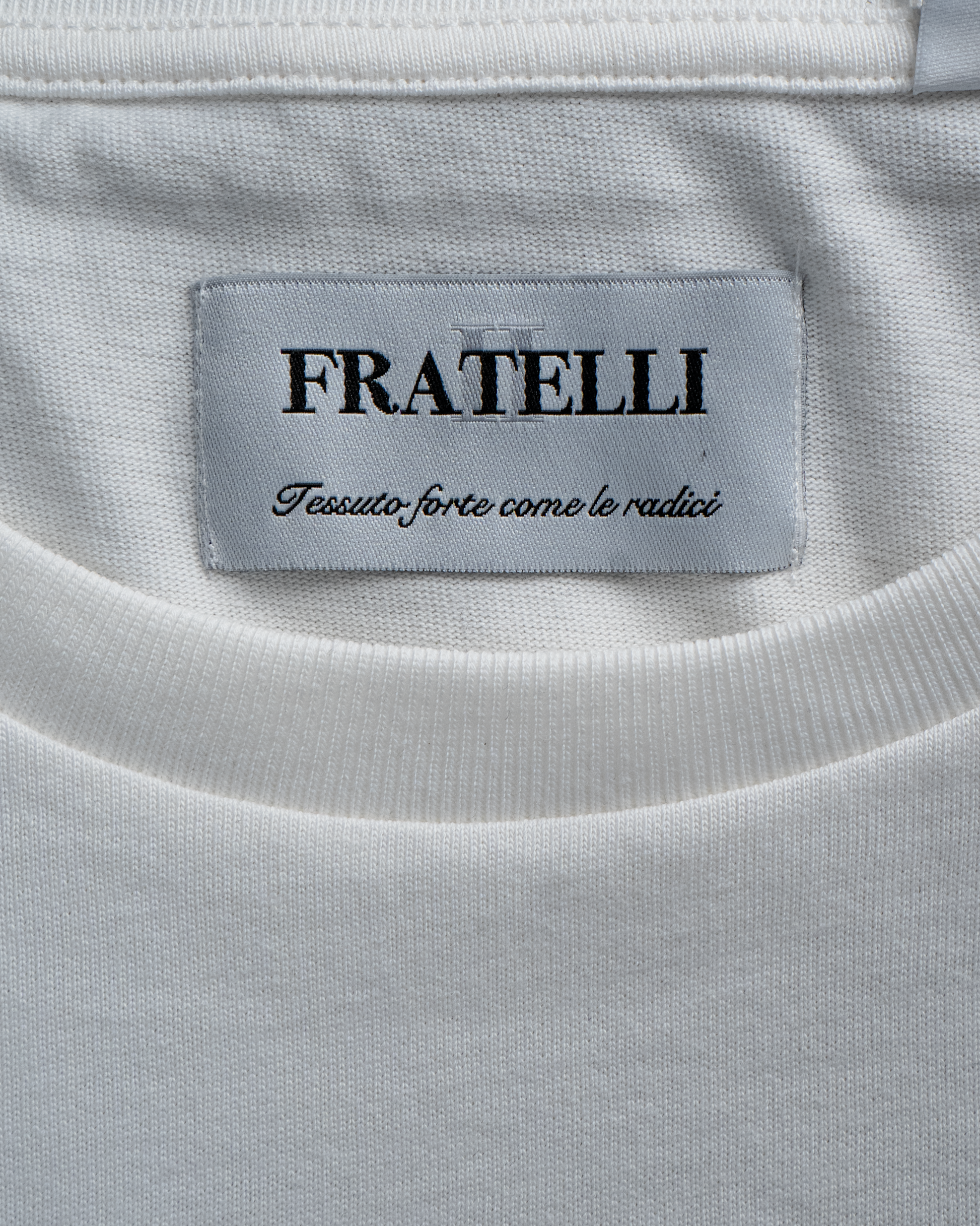 2FRATELLI Regular T-Shirt weiss men (unisex) - 2FRATELLI